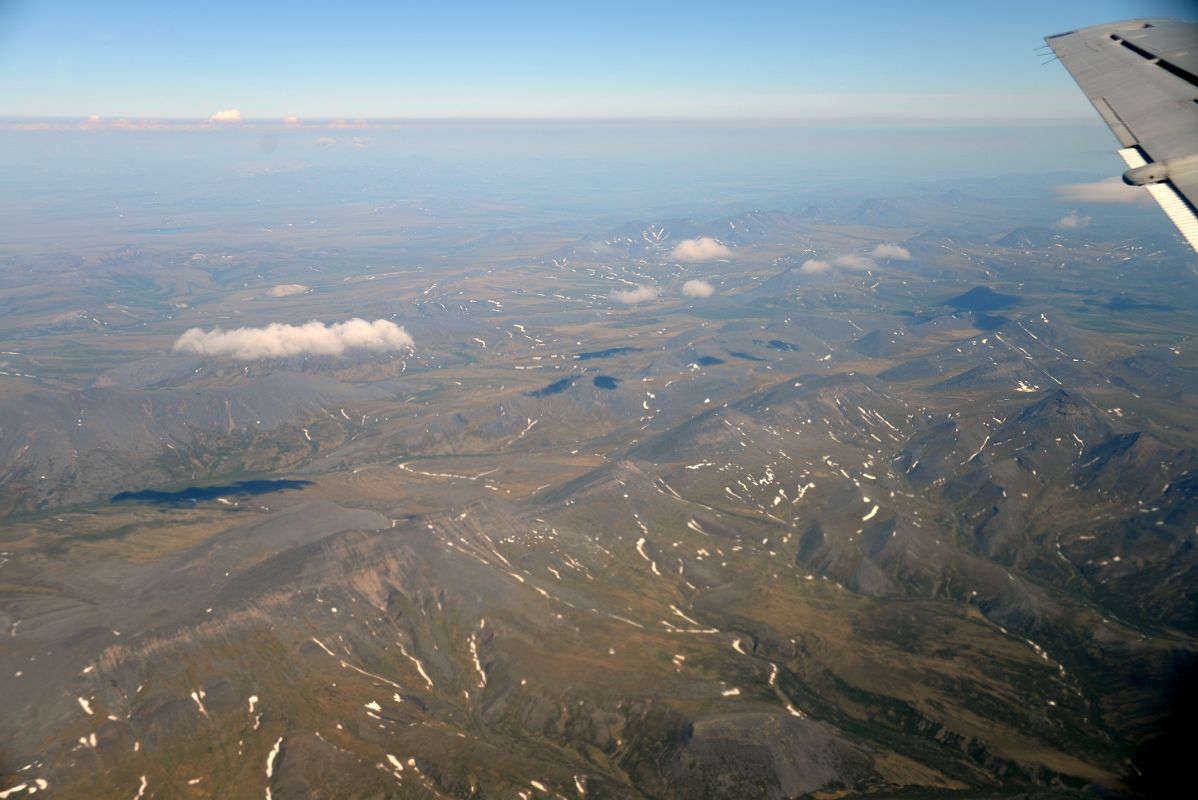 06B Small Mountains From Airplane On Flight From Old Crow Yukon To Inuvik Northwest Territories
